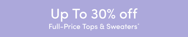 Up to 30% off