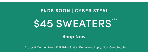 $45 SWEATERS