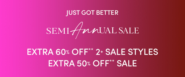 Semi Annual Sale