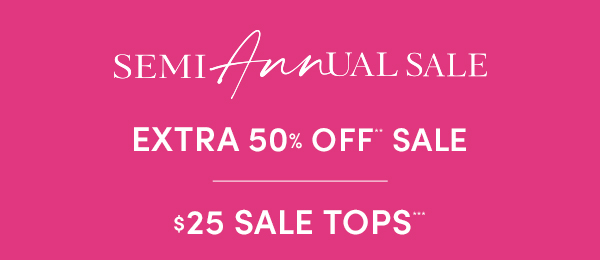 Semi Annual Sale