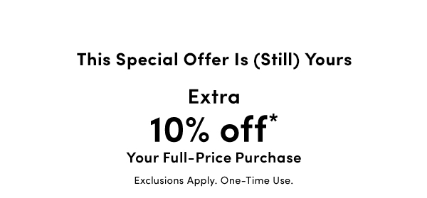 This Special Offer Is Still Yours