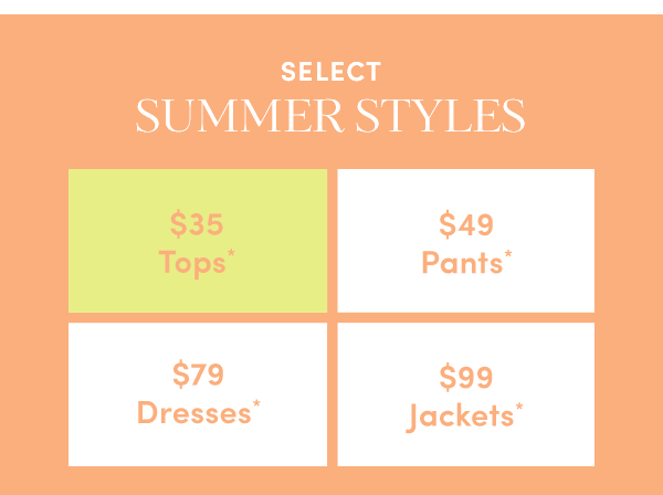SELECT SUMMER STYLES