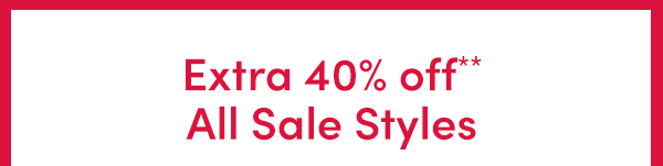 Extra 40% off