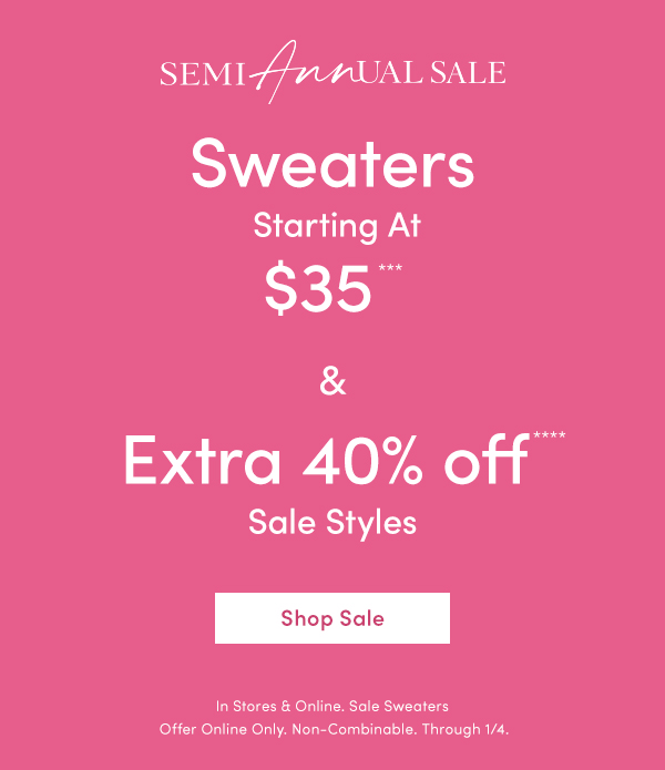 SEMI Annual SALE