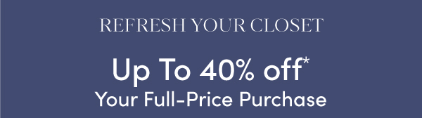 Up to 40% Off