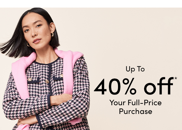 up to 40% off