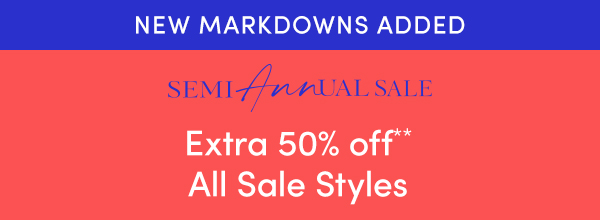 Semi AnnUAL SALE