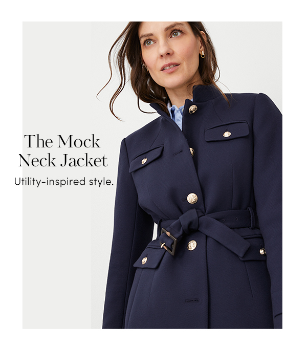 The Mock Neck Jacket