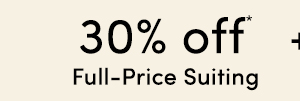 30% off suiting