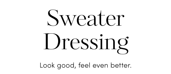 Sweater Dressing 