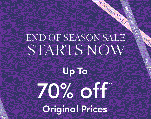 End Of Season Sale 