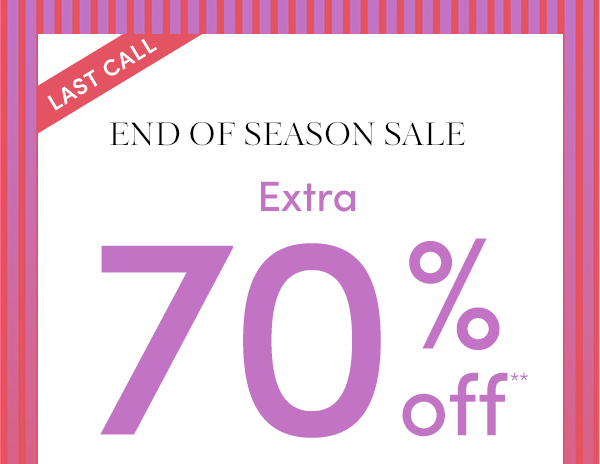 Extra 70% Off