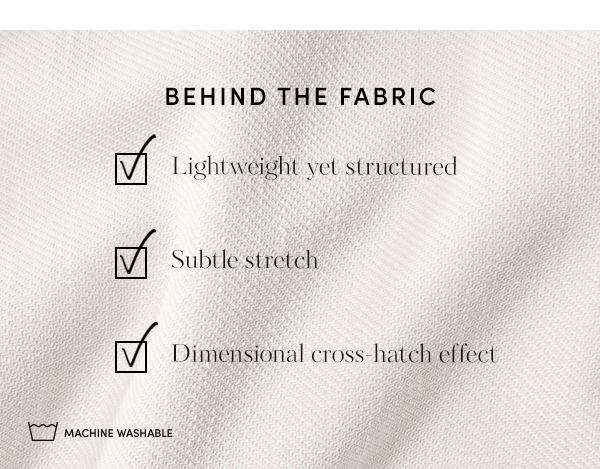 Behind the fabric