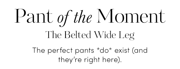 Pant of the Moment