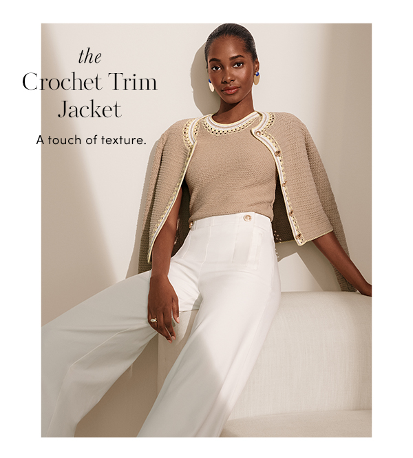 The Crochet Trim Jacket