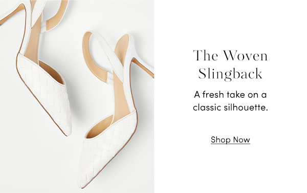 Woven Slingback