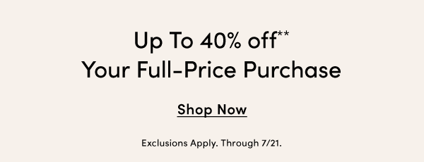 40% off