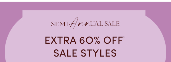 Extra 60% off Sale