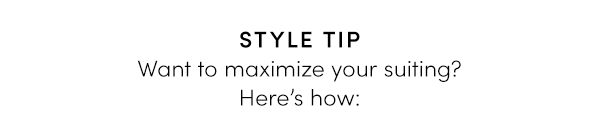 Style Tip