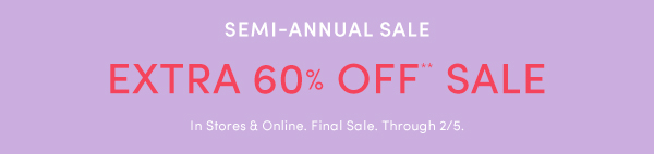 Semi Annual Sale