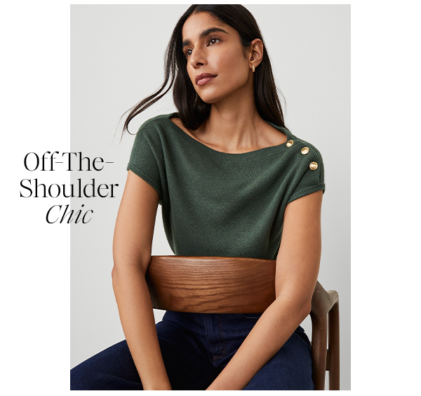 off -The Shoulder chic