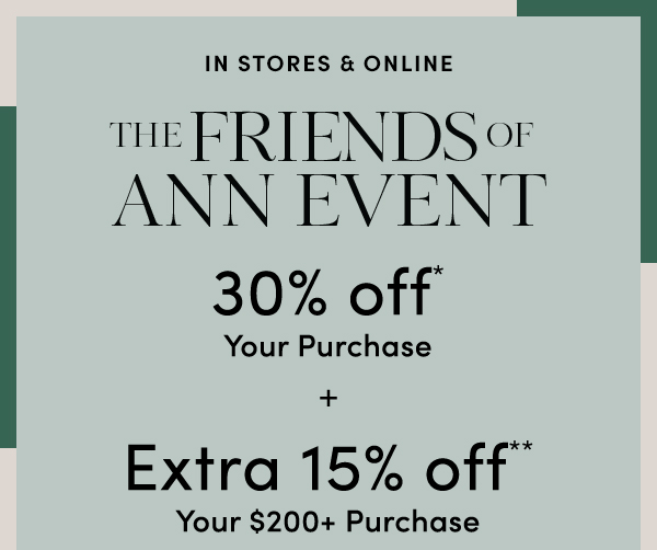 The Friends of Ann Event