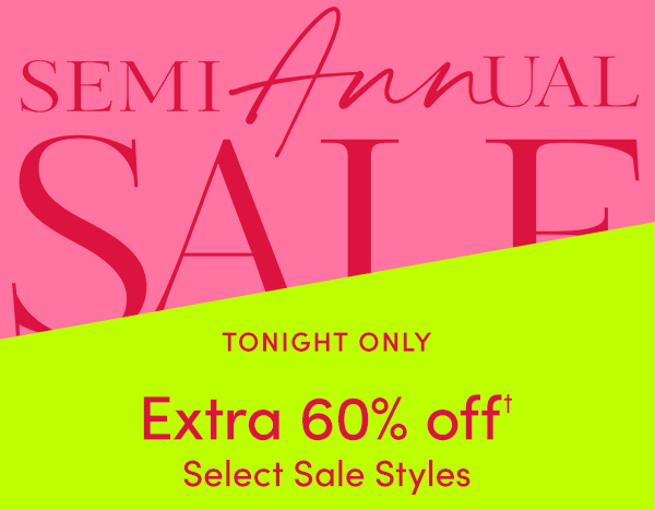 Tonight Only 60% off