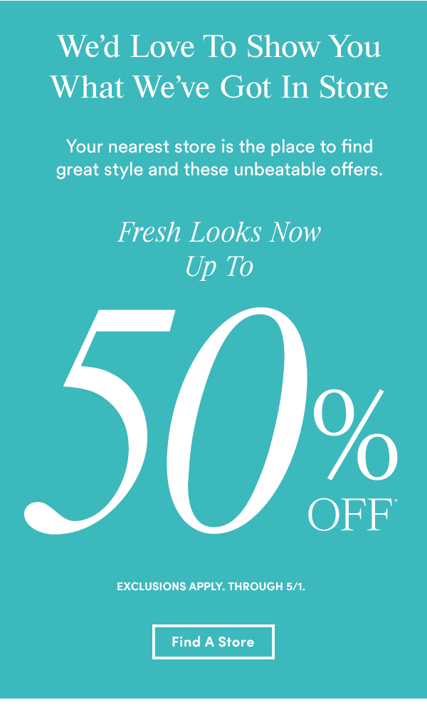 UP TO 50% off