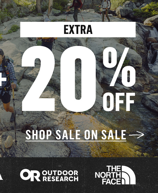 Plus Extra 20% Off Sale Items from Outdoor Research and The North Face. Shop Sale On Sale