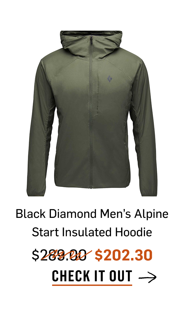 Black Diamond Men's Alpine Start Insulated Hoodie. Was $289, now $202.30. Check it out!