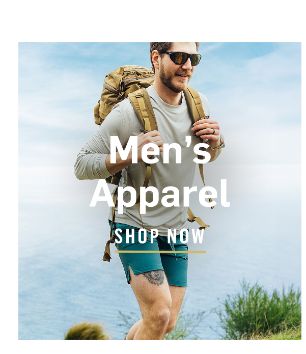 Men's apparel Shop Now