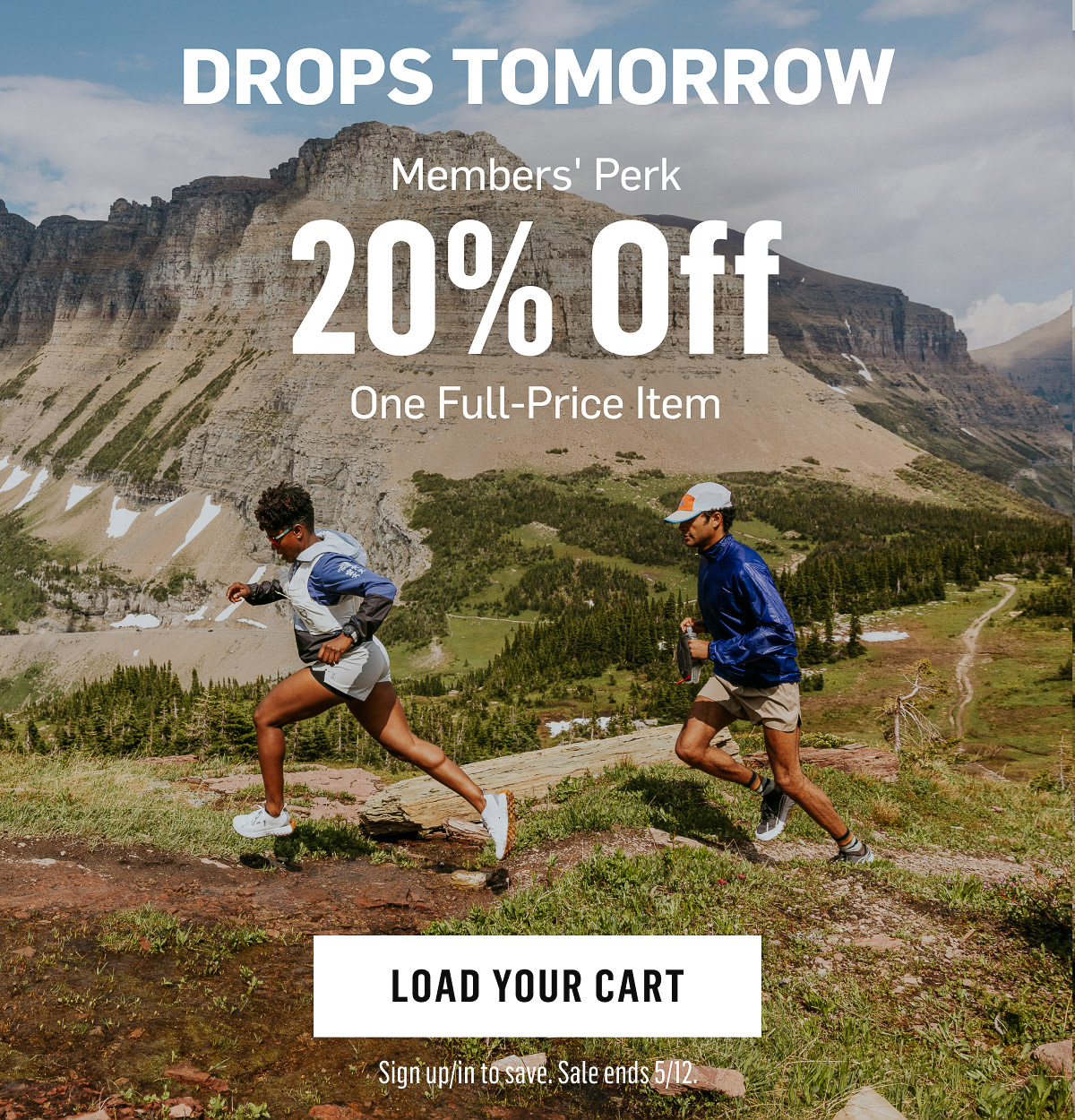 DROPS TOMORROW Members' Perk 20% OFF One Full-Price Item Load Your Cart Sign up/in to save. Sale ends 5/12.