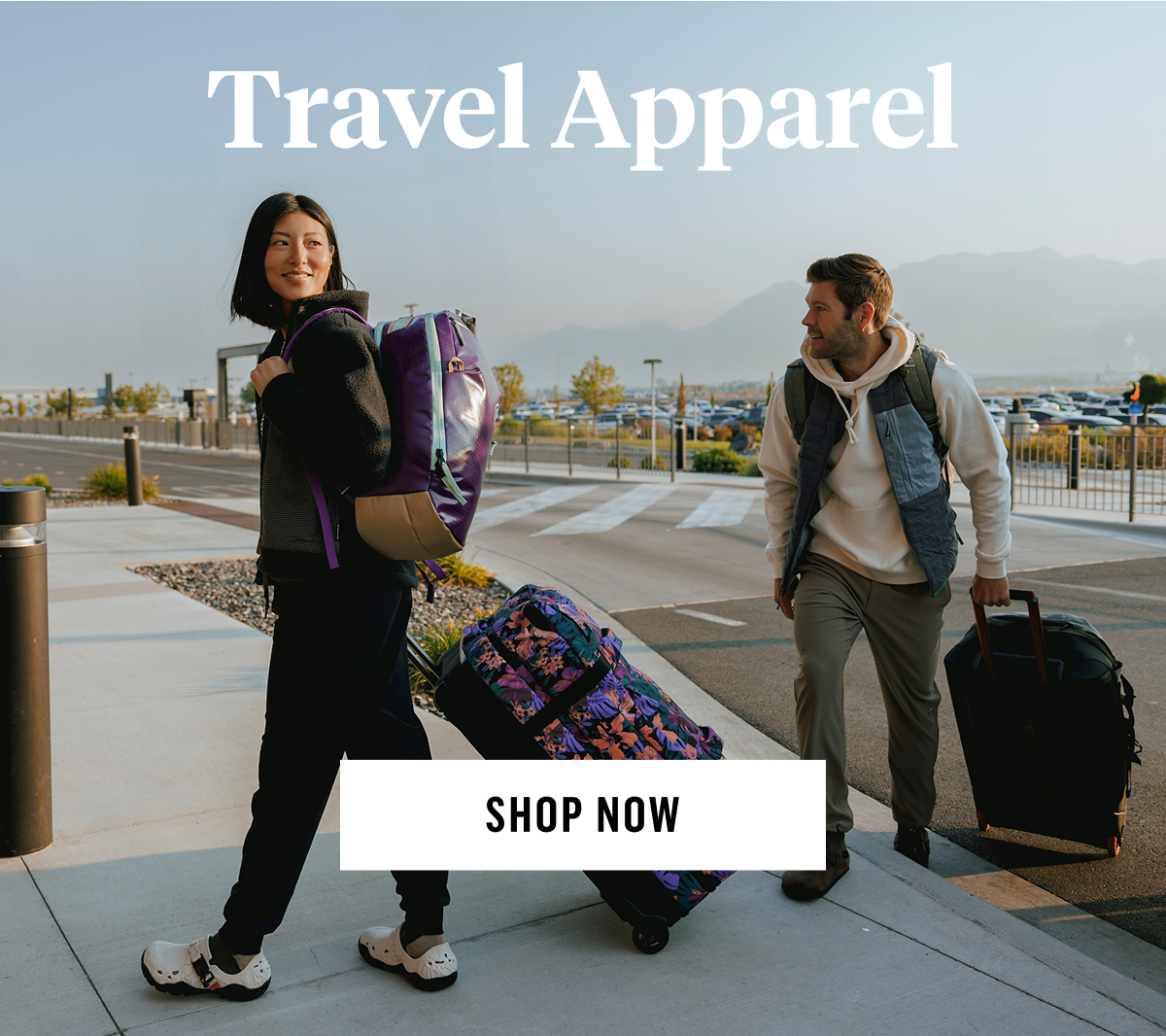 Travel apparel shop now
