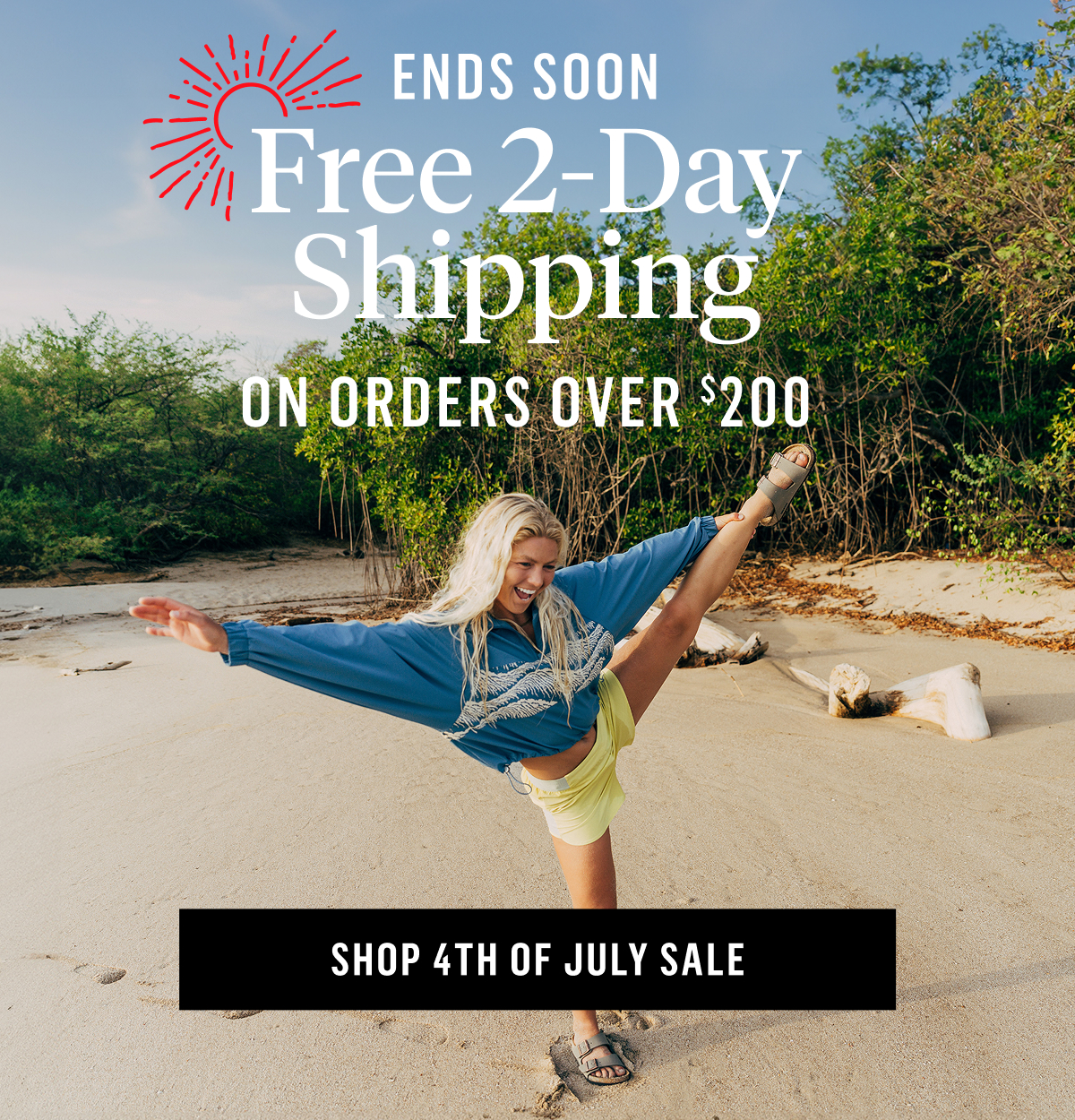 Ends Soon. Free 2 - Day Shipping On orders over $200. Shop 4th of July Sale!
