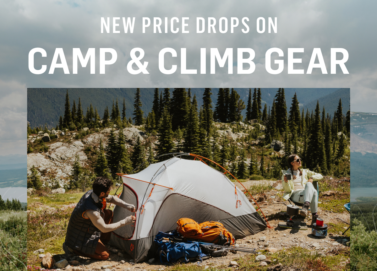 New price drops on Camp & Climb Gear 