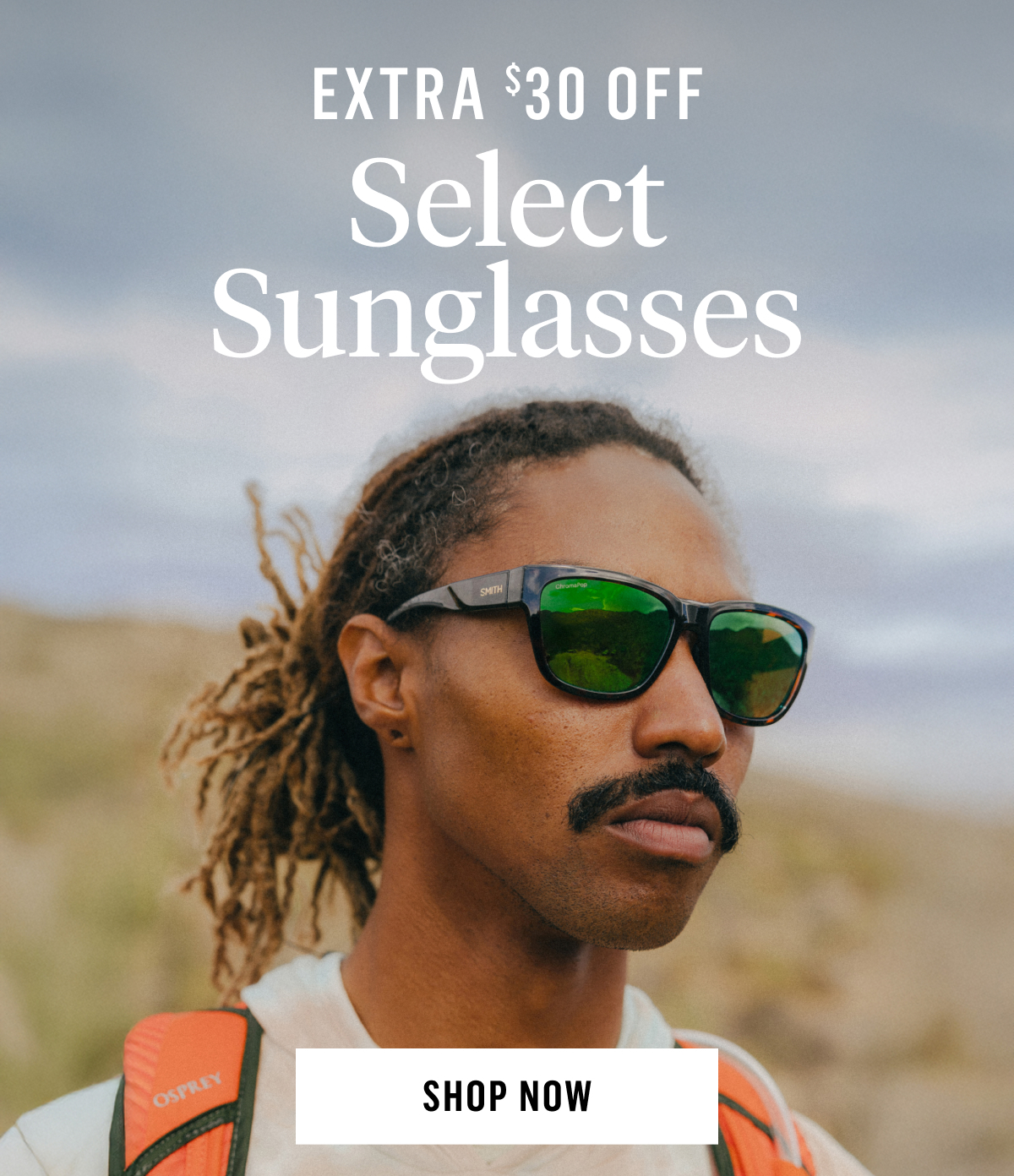 Extra $30 OFF Select Sunglasses Shop Now