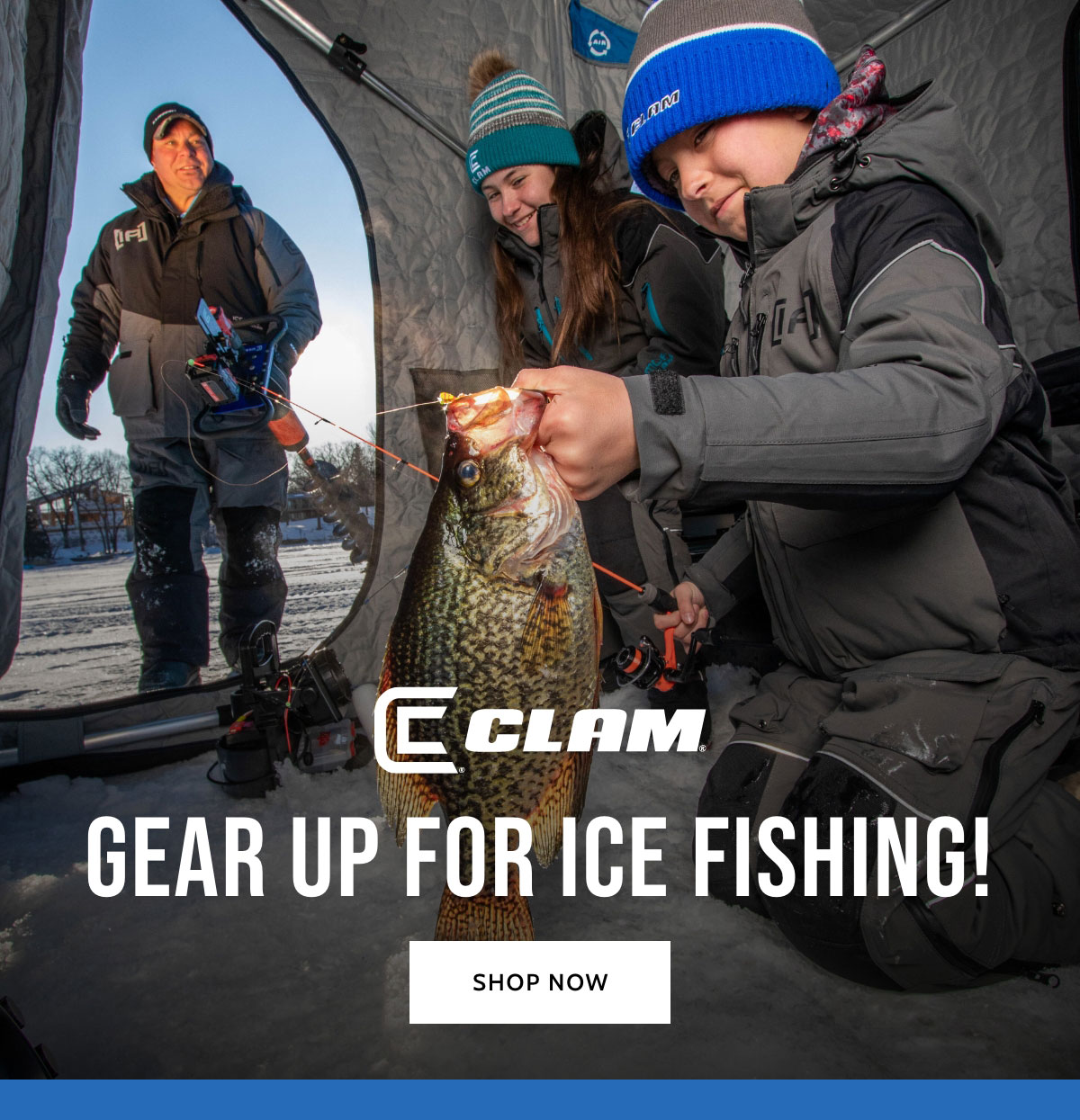 CLAM ICE FISHING GEAR