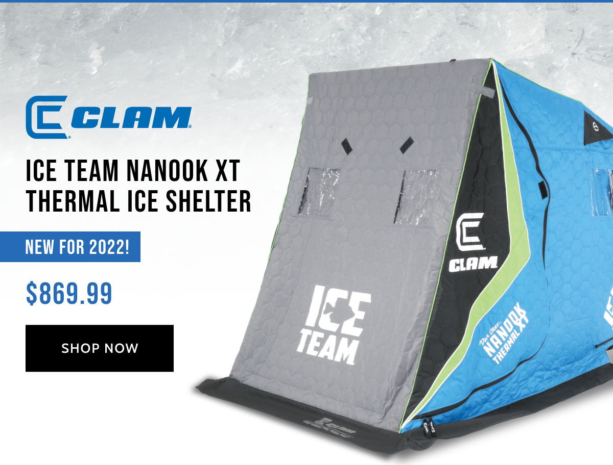 New Clam Ice Team Nanook XT Thermal Ice Shelter