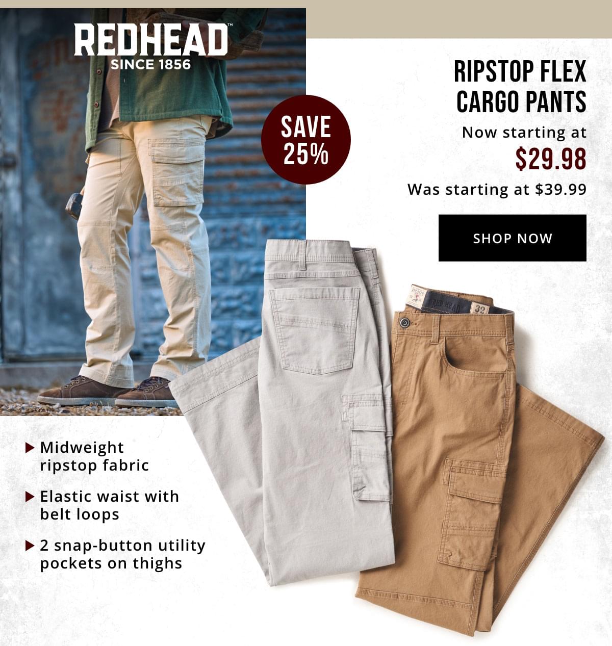 RedHead Ripstop Flex Cargo Pants 