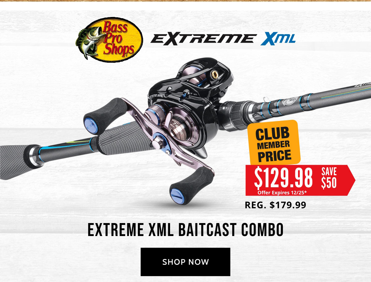 Bass Pro Shops Extreme XML Baitcast Combo