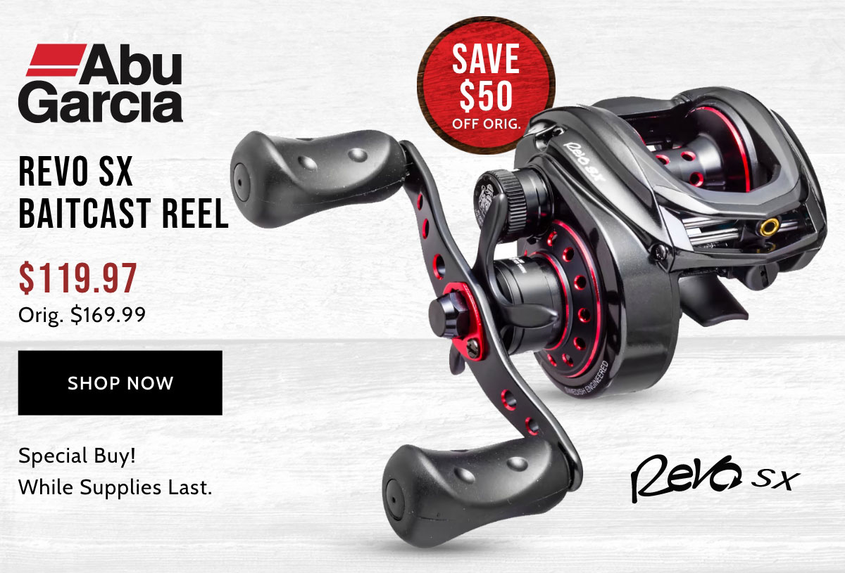 Abu Garcia Revo SX Baitcast Reel