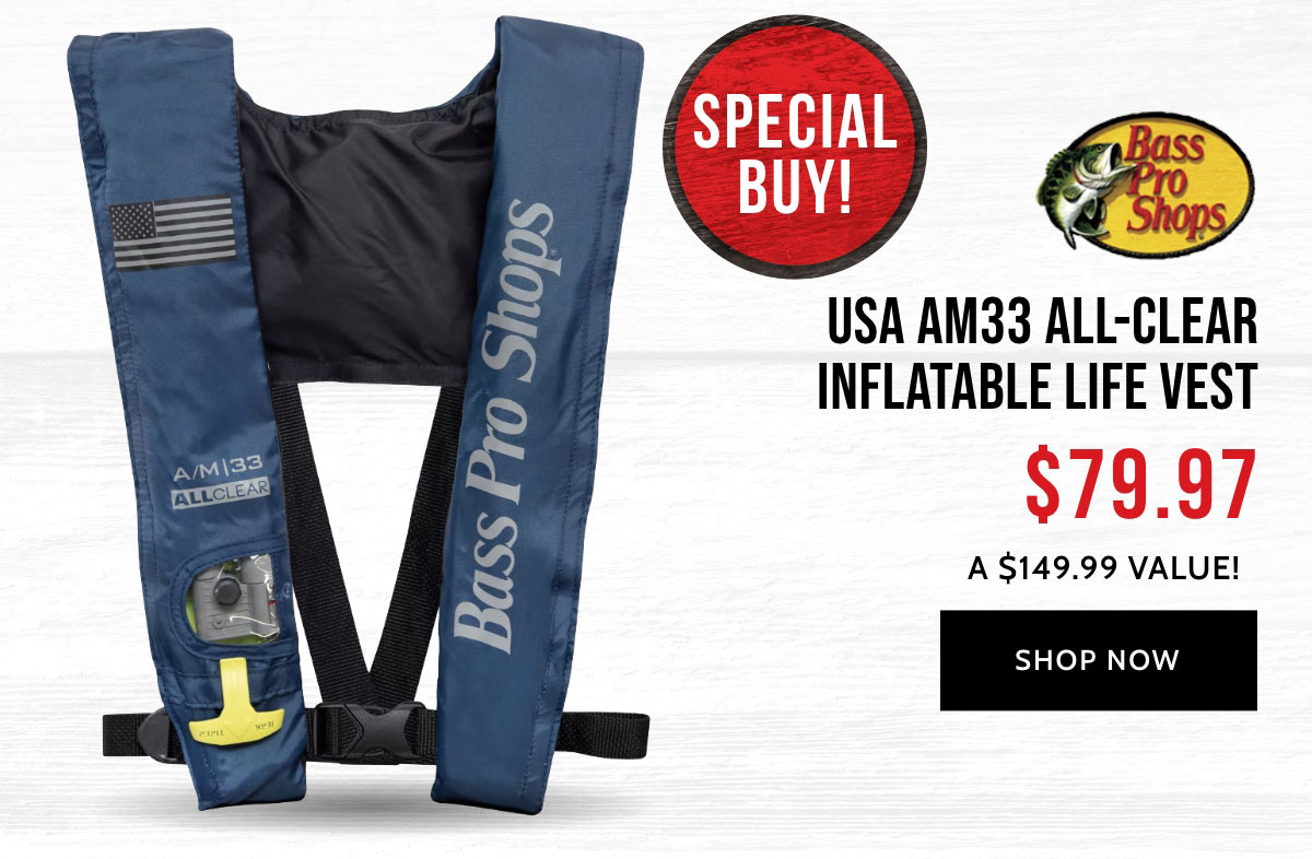 USA AM33 All-Clear Inflatable Life Vest