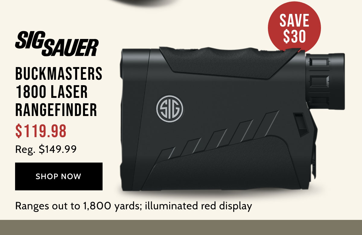 Sig Sauer Buckmasters 1800 Laser Rangefinder
