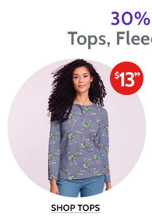 30% Off Tops, Fleece & Jeans - Shop Tops