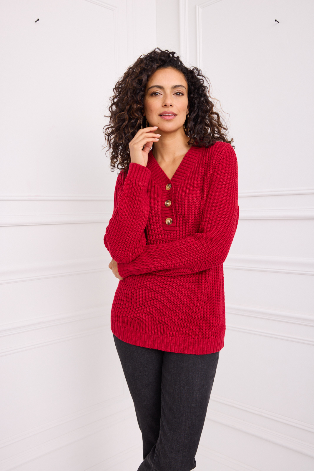 Three-Quarter Sleeve Anytime Tee