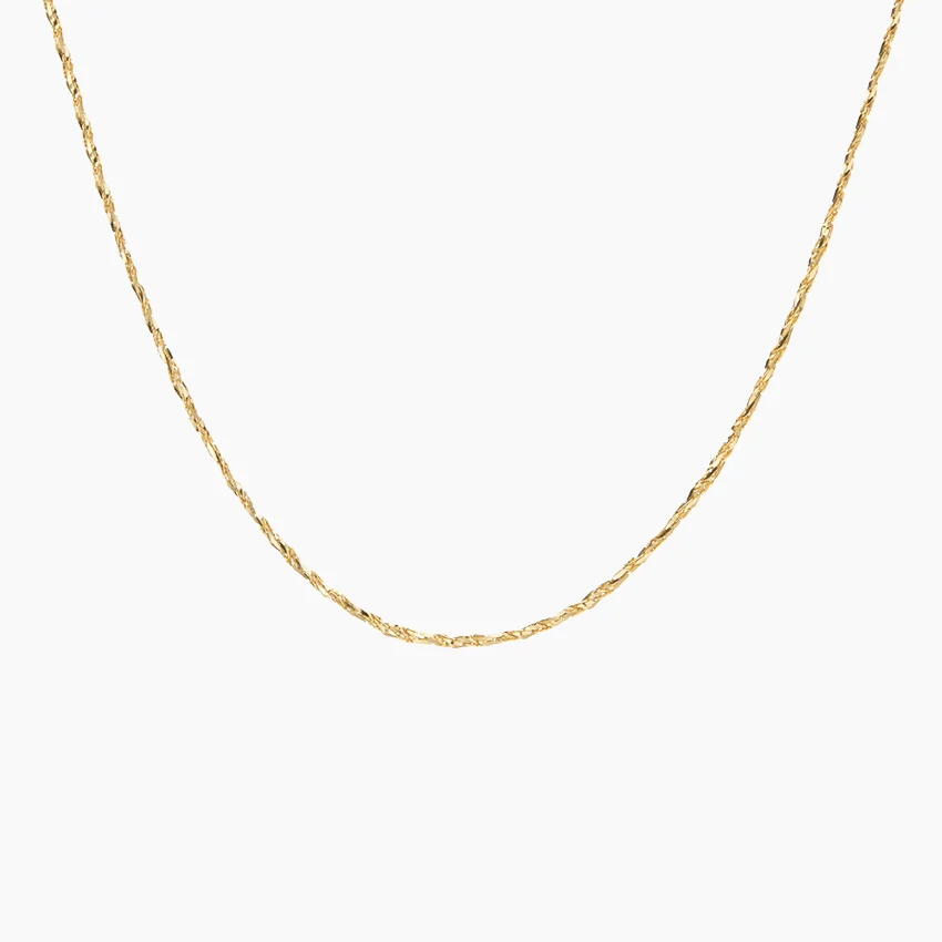 Drew 16 in. Twist Chain Necklace