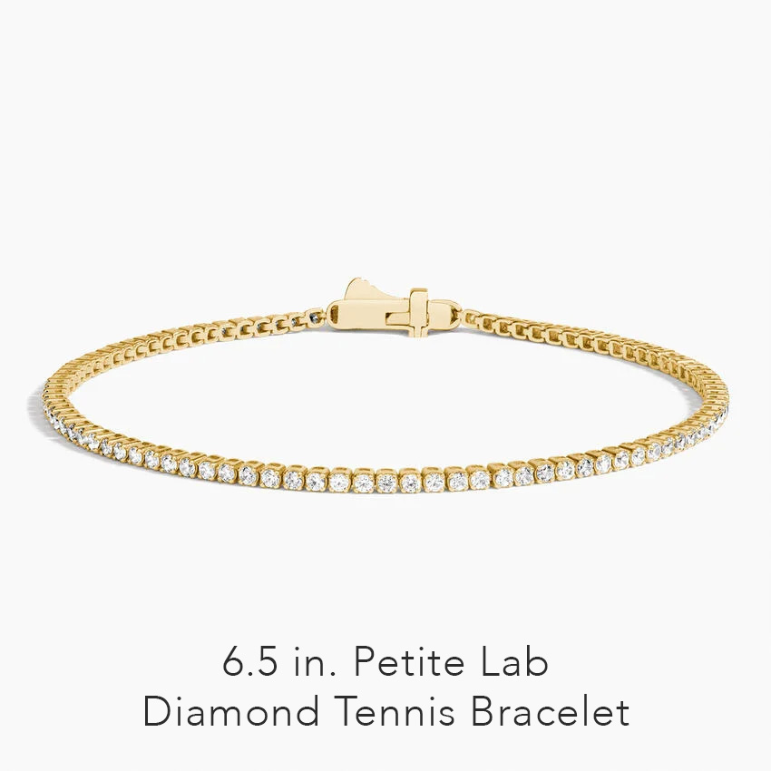 6.5 in. Petite Lab Diamond Tennis Bracelet 
