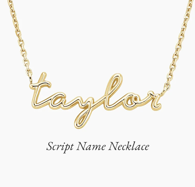 Script Name Necklace 