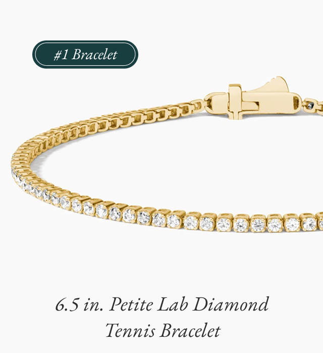 6.5 in. Petite Lab Diamond Tennis Bracelet