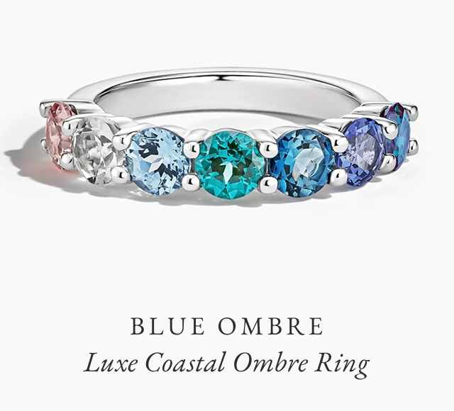 Luxe Coastal Ombre Ring